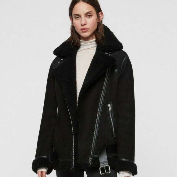 All Saints Jackets & Blazers - All Saints Shearling Jacket